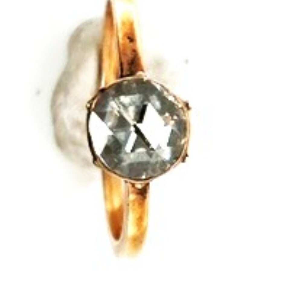 Antique Rose Cut diamond engagement ring - Picture 5 of 6